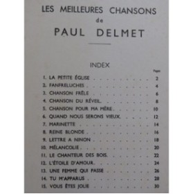 DELMET Paul Les Meilleures Chansons Jean Lumière Chant Piano