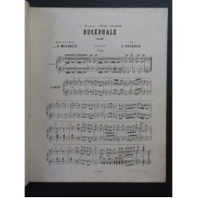DESSAUX Louis Bucéphale Galop Piano 4 mains ca1870