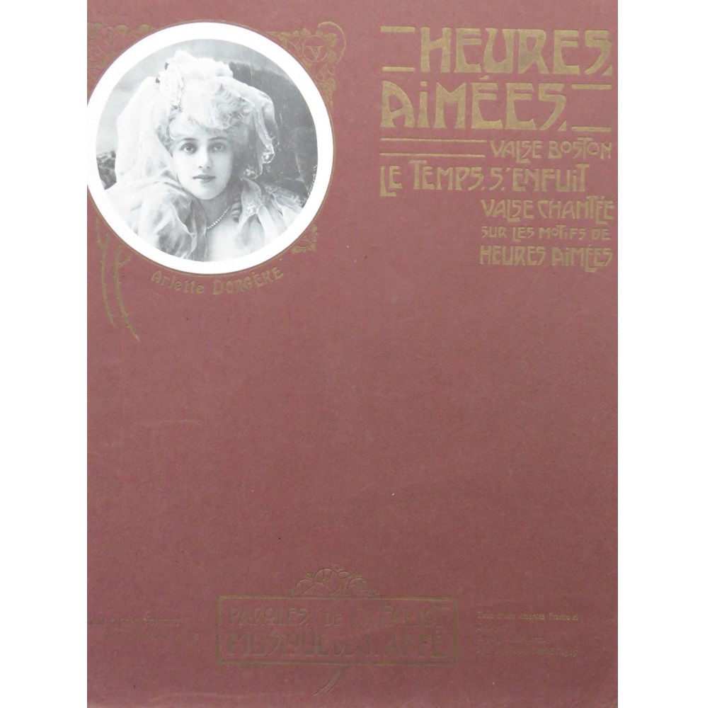 APTÉ Jules Heures Aimées Piano 1905