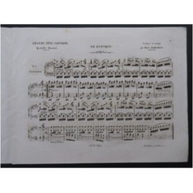 BOHLMAN Henri Grande Fête Chinoise Piano ca1845
