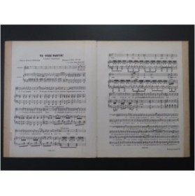 AUJAC Abel Tu veux partir ! Chant Piano ca1860