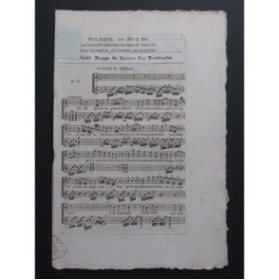 TARCHI Angelo Le Trente et Quarante Opéra No 4 Chant Guitare ca1800