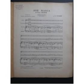 FRANCK César Ave Maria Violon Violoncelle Piano ou Orgue 1903