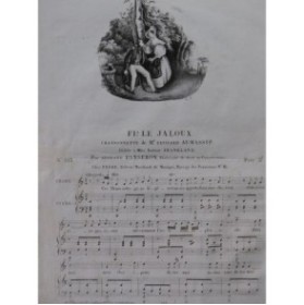 PANSERON Auguste Fi ! Le Jaloux Chant Piano ca1830