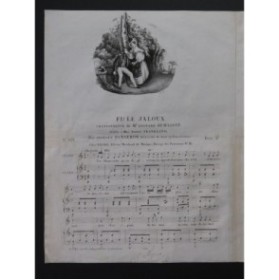 PANSERON Auguste Fi ! Le Jaloux Chant Piano ca1830
