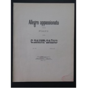 SAINT-SAËNS Camille Allegro appassionato Piano ca1900