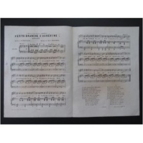 JEANNIN Jules Petite branche d'Aubépine Chant Piano ca1870