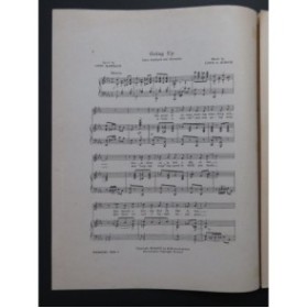 HIRSCH Louis A. Going up Chant Piano 1917