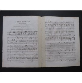 DE BEAUPLAN Amédée La Leçon Tyrolienne Chant Piano ca1830