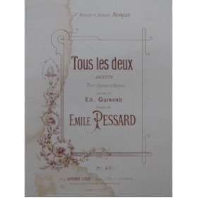 PESSARD Émile Tous les deux Chant Piano ca1888