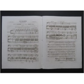 MARIÉ Le Vagabond Chant Piano ca1840
