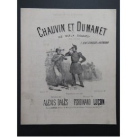 LUÇON Ferdinand Chauvin et Dumanet Chant Piano ca1870
