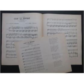 SPENCER Émile C'est le Poivrot Chant Piano ca1890