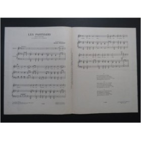 PORRET Julien Les Partisans Chant Piano 1945