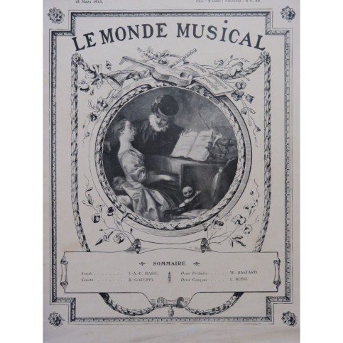 Le Monde Musical 4 pièces Piano solo Chant Piano 1913