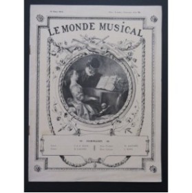Le Monde Musical 4 pièces Piano solo Chant Piano 1913