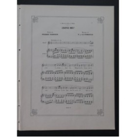 DE LA TOMBELLE F. Croyez-moi Chant Piano 1888