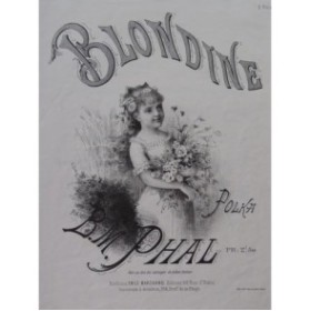 PHAL B. M. Blondine Piano ca1880