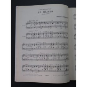 CRÉMIEUX Octave Le Baiser Piano 1907