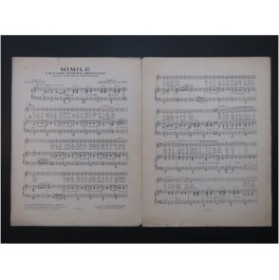 PARYS Georges Van Mimile Chant Piano 1939
