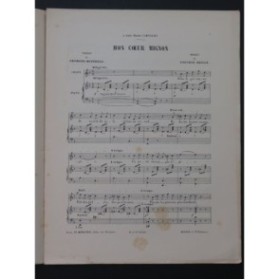 BAILLE Casimir Mon coeur mignon Chant Piano ca1898