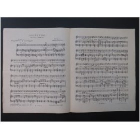 JOLIOT Henry Souvenirs Chant Piano ca1920