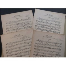 FRANCK César Quatuor Ré Majeur Violon Alto Violoncelle 1892