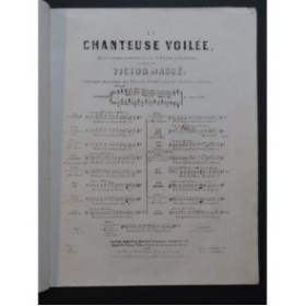 MASSÉ Victor La Chanteuse Voilée No 8 Boléro Chant Piano 1852
