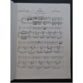 MASSÉ Victor La Chanteuse Voilée No 8 Boléro Chant Piano 1852
