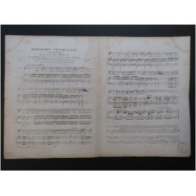 PANSERON Auguste Montagnes tranquilles Chant Piano ca1830
