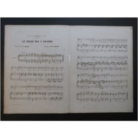 MUTEL Alfred Le credo des 4 saisons Nanteuil Chant Piano ca1850