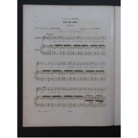 SCHUBERT Franz Dis le moi Chant Piano ca1840