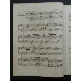 HÜNTEN François Variations sur le mauvais oeil Piano ca1837