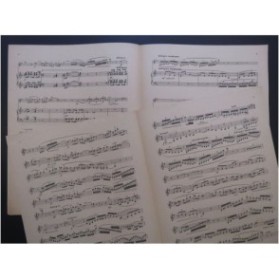 DAUTREMER Marcel Récit et Impromptu Clarinette et Piano 1945