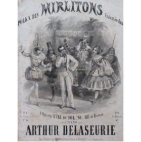 DELASEURIE Arthur Polka des Mirlitons Piano ca1860
