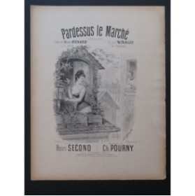 POURNY Charles Pardessus le Marché Chant Piano ca1890
