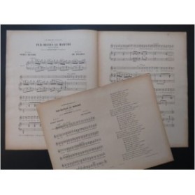 POURNY Charles Pardessus le Marché Chant Piano ca1890