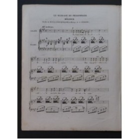 EYKENS J. Le message du prisonnier Chant Piano ca1850