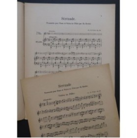 WIDOR Ch. M. Sérénade Piano Violon ou Flûte