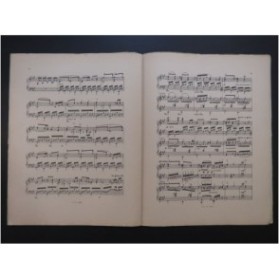 LISZT Franz Choeur des Fileuses Vaisseau Fantôme Wagner pour Piano ca1890