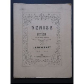 DUVERNOY J. B. Venise Piano ca1850
