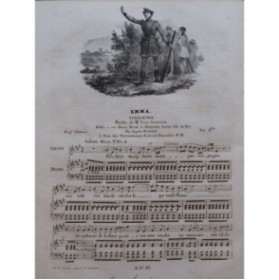 PANSERON Auguste Emma Chant Piano ca1830