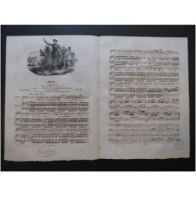 PANSERON Auguste Emma Chant Piano ca1830