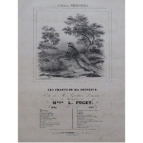 PUGET Loïsa Les Chants de ma Provence Chant Piano 1838