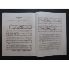 HAAS Charles Joli Bouquet Chant Piano ca1840