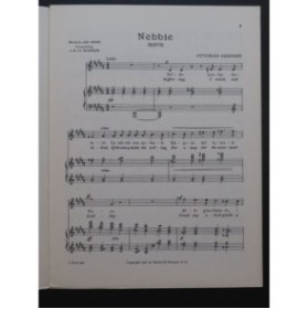 RESPIGHI Ottorino Nebbie Chant Piano 1921