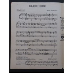 CHANTRIER A. Éléonore Piano 1922