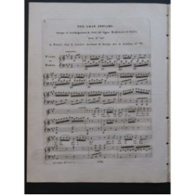 DI CAPUA Marcello Per Amar Abbiamo Chant Piano ou Harpe ca1815