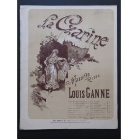 GANNE Louis La Czarine Piano ca1890
