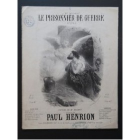 HENRION Paul Le Prisonnier de Guerre Nanteuil Chant Piano ca1860
